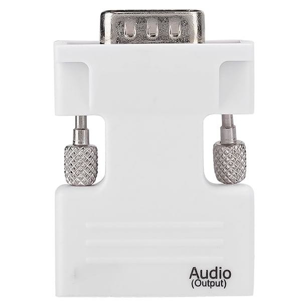 Interfaz Multimedia Digital HD 1080P A Adaptador Convertidor De Audio Y Vídeo VGA Con Cable De 3,5 Mm Para PC, Portátil Y TV