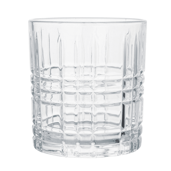 Beille 10.82oz Whiskey Glasses Old Fashioned Glass Barware Kitchen Essentials Home Decor, 4pk