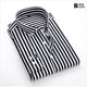 thumbnail image 3 of Moda nuevos hombres camisas de manga larga masculino rayas clásico-Fit confort suave Casual botón abajo camisa Casual masculino camisa Tops 5Xpangjing, 3 of 4