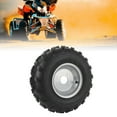 thumbnail image 1 of 17X7.00-8 ATV Rim Tire, Easy Installation Improved Control ATV Wheel Rim Tire Assembly 8 Inch  for  Cart, 1 of 7