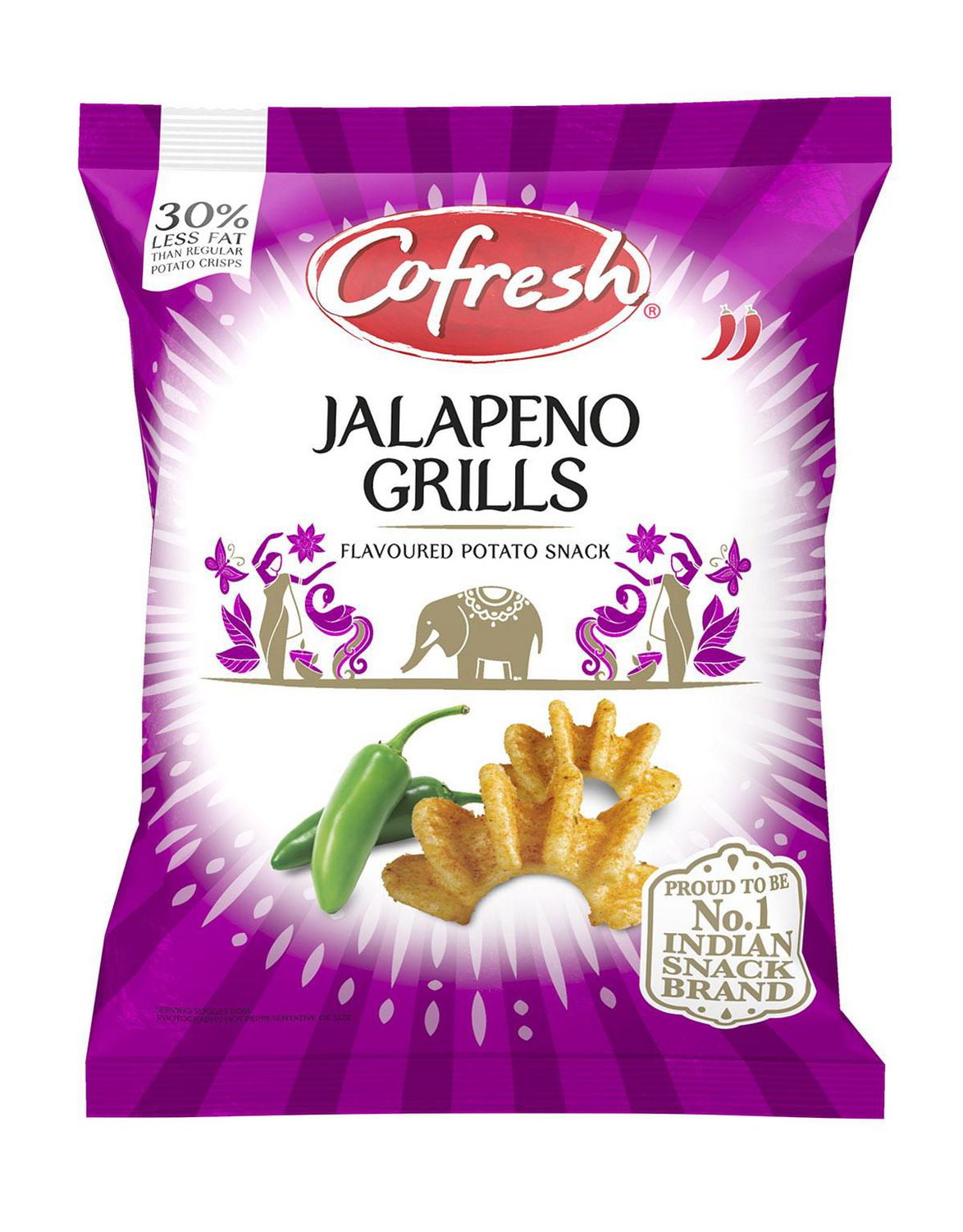 Cofresh Grilles de pommes de terre jalapeno