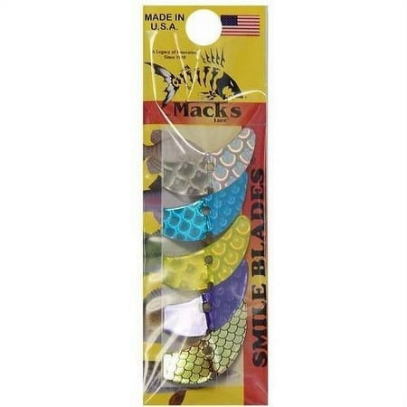 Mack s Lure Smile Blade Assorted 5-Pack