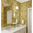 thumbnail image 4 of S4Sassy Modern Abstract Brush Stroke Print Wallpaper- Green Wall Covering, 25" X 60" Self-Adhesive Vinyl Walls Paper, Decorative Wall Wrap, Easy Diy Walls Covering For Bedroom, Cabinets, 4 of 9