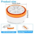 thumbnail image 4 of Portable Mini Washing Machine 27W Mini Turbine Washing Machine with 3 Timing Modes USB Powered Mini Turbine Washer with Suction Caps 4.7 Inch Diameter Mini Washer for Travel Home Underwea, 4 of 10