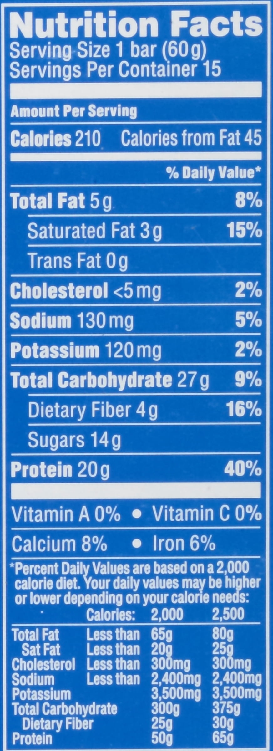 PowerBar Protein Plus Bar, Vanilla, 20g Protein, 15 Ct