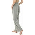 thumbnail image 6 of SOMER Women's Wide Leg Palazzo Lounge Pants with Pockets Light Weight Loose Comfy Casual Pajama Pants, 6 of 6