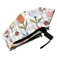thumbnail image 6 of Flowers and Ladybirds Compact Sun Umbrella Windproof Travel Umbrellas for Rain Strong Portable UV Protection, 6 of 8