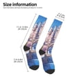 thumbnail image 2 of Honeii Majestic Fantasy Castle Print Long Socks,Novelty Design Socks Gift for Men and Women,Crew Socks,Calf Socks, 2 of 6