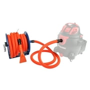 Cen-Tec Systems Industrial Hose Reel and 50 Ft. Hose for Shop Vacuums