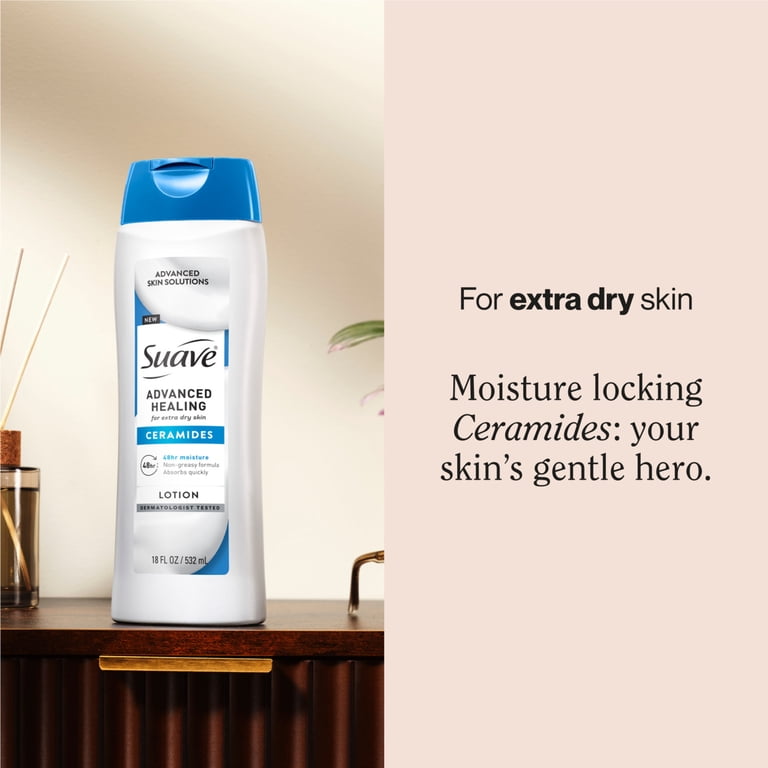 Suave Advanced Healing Hand & Body Lotion, 18 fl oz photo 2