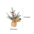 thumbnail image 3 of kkbbma Black and Friday Sales Artificial Mini Christmas Tree - Tabletop Christmas Tree Mini Artificial Christmas Tree for Table Top Desk Classic Series Holiday Decoration, 3 of 6