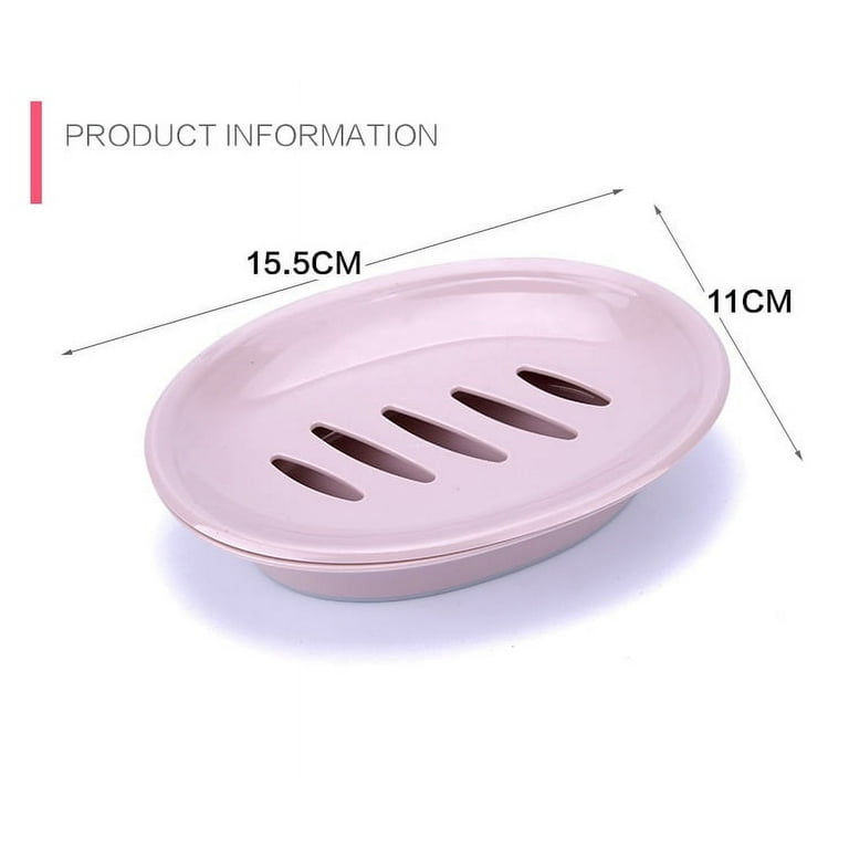 Soap Rest Soap Holder Plastic Soap Dish Soap Dish With Drain Soap Dish Keep  Soap Dry Travel Soap Container For Shower, Bathroom, Kitchen,easy To Clean