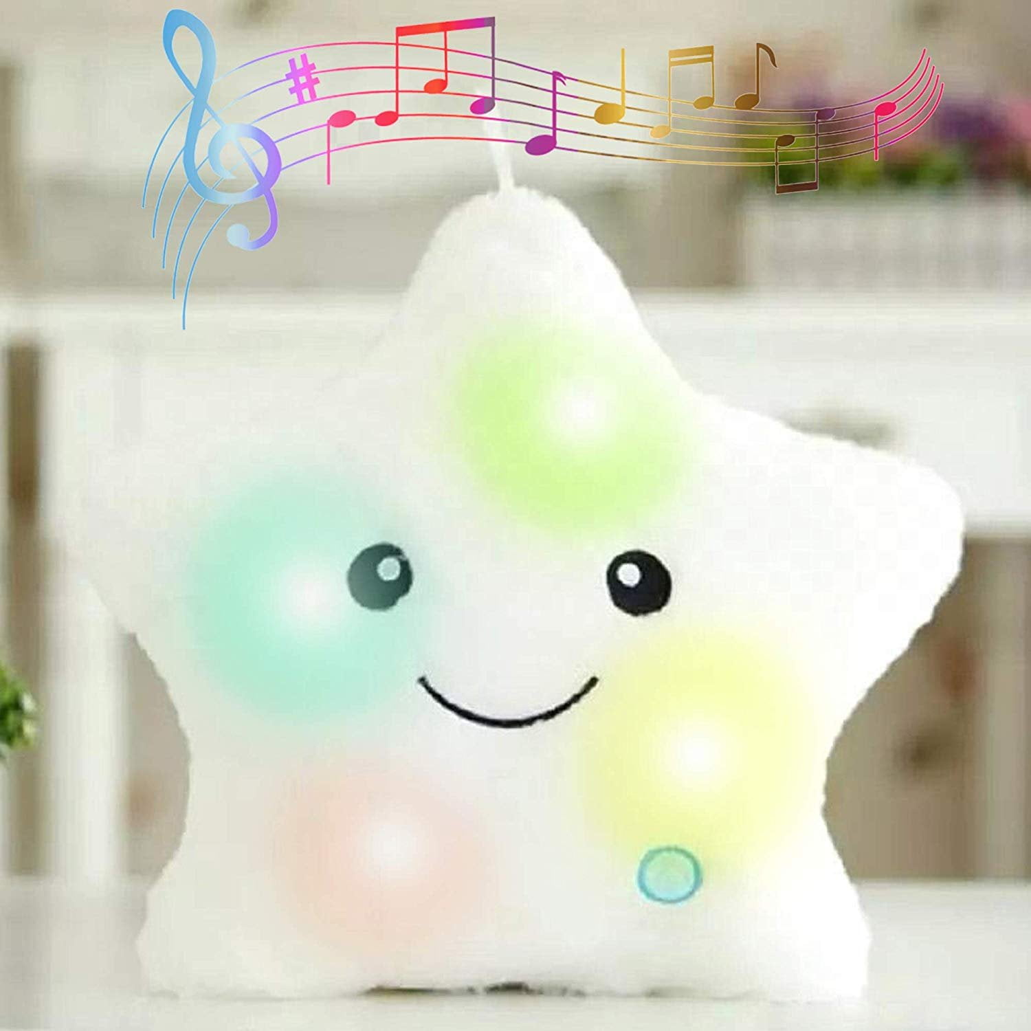 musical color changing lullaby plush