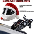 thumbnail image 5 of KelaJuan Christmas Motorcycle Shield Cover Santa Claus Hat Funny Plush Moto Armor Decoration Christmas Skiing Accessories for Men, 5 of 7