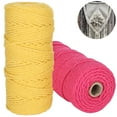 thumbnail image 4 of Macrame Ornaments Cotton Rope Natural Cotton Rope, Natural Cotton Macrame Rope, For Home, 4 of 8