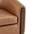 thumbnail image 6 of NPD Furniture Ruth Faux Leather Accent Arm Chair in Vintage Cider, 6 of 12
