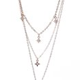 thumbnail image 4 of Faithtur Female Multilayer Necklace Long Link Chain Party Star Necklace, 4 of 8
