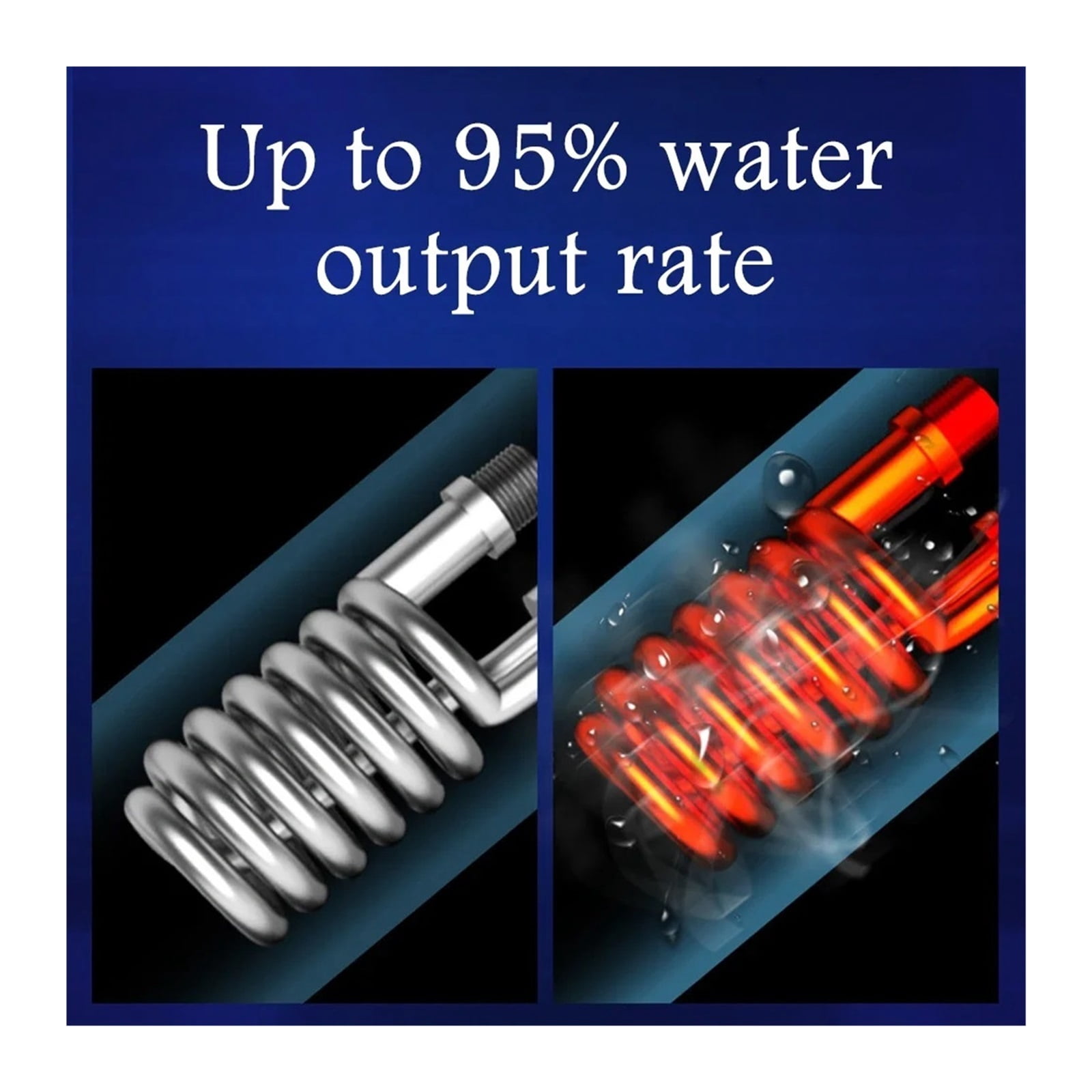 Instant Water Heater 5500W Portable Electric Heaters For Bathroom Hot Water Shower And Home Kitchen Heating ,Safety Protections
