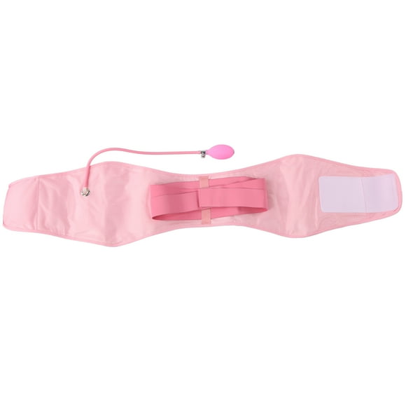 Cinturón ortopédico posparto inflable para corrección pélvica y reparación para mujeres (rosa)