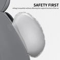 thumbnail image 6 of FLORICH Waterproof Leather Seat Cover Full Set, Universal Auto Seat Protectors for Sedans & Compact SUVs, Airbag Compatible, Gray & Black, 6 of 9