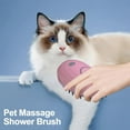thumbnail image 7 of Cat Steam Brush, 3 in 1 Cat Steamy Brush, Silicone Massage Grooming Brush, Self cleaning Brush with USB Rechargeable, Pet Hair Cleaning Brush Comb for Cats Dogs (Pink Whale), 7 of 7