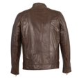 thumbnail image 2 of Milwaukee Leather Men's Broken Brown Leather Jacket with Front Zipper Closure SFM1860 X-Large, 2 of 3
