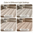 thumbnail image 7 of ODIKA 4'x6' Beige Dune Pattern Washable Area Rug Contemporary Hand Loom Knotted Aesthetic for Dorm Room, Small Living Stain Resistant Low Profile, Easy Care, 7 of 7