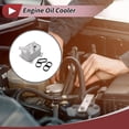 thumbnail image 2 of Enfriador de aceite de motor Unique Bargains para Volkswagen Passat 2015-2020, enfriador de aceite de transmisión con sellos de O-ring No. 05L117021C, aleación de aluminio, 1 juego de automóvil, 2 of 6