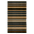 thumbnail image 1 of 9 x 12 ft plastic rectangular area rug in negra y brown, suitable para beach front porches, patio, picnic, rv camping, y garage - geometric moderno design, 1 of 10
