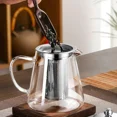 thumbnail image 6 of Large Capacity High Borosilicate Heat Resistant Glass Teapot with Stainless Steel Tea Strainer Infusers Jug Home Glass Teaware, 6 of 9
