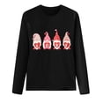 thumbnail image 3 of Chemises de la Saint-Valentin pour Femmes Cœur d'Amour Mignon Graphique Chandails en Molleton de la Saint-Valentin Manches Longues Col Rond Hauts de Vacances Mode Féminine Imprimé Gnome de la Saint-Valentin Col Rond Manches Longues T-Shirt, 3 of 3