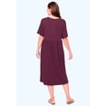 thumbnail image 2 of Woman Within Plus Size Short-Sleeve Button-Front Pocket Dress (Petite Available), 2 of 6