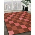thumbnail image 2 of Ahgly Company Indoor Square Patterned Grapefruit Red Area Rugs, 3' Square, 2 of 6