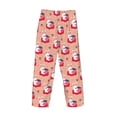 thumbnail image 4 of Kdxio Bunny And Strawberry Print Men's Sleep Pajama Pant Lounge Pants with Pockets, 4 of 8