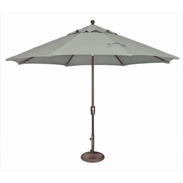 SimplyShade Parasol Octogonal Inclinable à Bouton-Poussoir 11 Pieds Spa