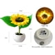 thumbnail image 2 of Lámpara de mesa LED con forma de girasol, luz de noche con flores artificiales, ramo de flores falsas, 2 of 8