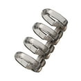 thumbnail image 2 of WHEANG 4 Holes Plastic Loose Binding Strip Book Rings Binding Spines Combs Snap Split Rings For Notebook Diary Scrapbook Photo Album, 2 of 9