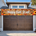 thumbnail image 3 of Decorative Design Happy Fall Banner Festive Leaves Thanksgiving Decoration Pumpkin for Autumn Celebration Outdoor Indoor, 3 of 5