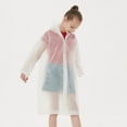 thumbnail image 2 of Poncho Imperméable en Nylon pour Enfants, Transparent, pour Randonnée et Voyage, 2 of 6