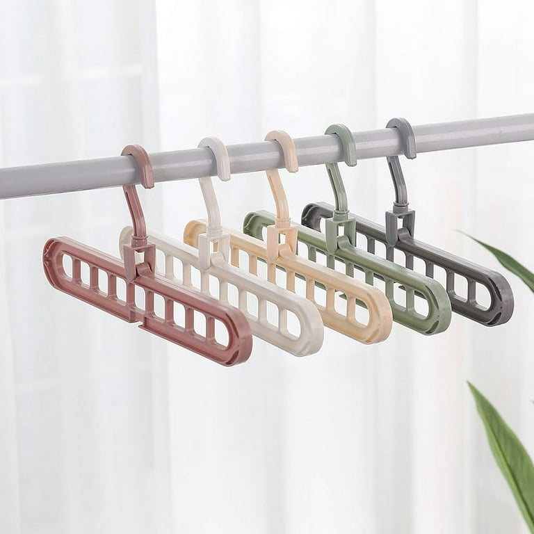 20Pack New Arrival Hanger Space Triangles Hooks Plastic Magic