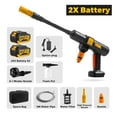 thumbnail image 2 of 200Bar High Pressure Car Wash Washer Gun Foam Generator Water Gun Spray Cleaner Car Washing Machine For 18V Battery ,Easy Use, 2 of 7