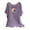Purple, variant on Women Blouses Elegant Casual Floral T-Shirts Loose Fit V Neck Crew Neck Tops Grey