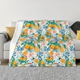 thumbnail image 1 of Fotbe Colorful Fruits Manta de Franela con Estampado, Manta Ultrasuave para Cama, Sofá, Auto, Hipoalergénica y Antibolitas-50"x40", 1 of 6