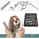 thumbnail image 2 of Kit de tijeras para perros de acero 4cr Less Ging con punta redonda de seguridad, kit de recortadora para mascotas con revestimiento de Tium para servicio, 2 of 5