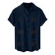 thumbnail image 4 of Hawaiian Shirt For Men, Men's Vintage Button Down Bowling Shirts Short Sleeve Summer Beach Shirt3XL, 4 of 5