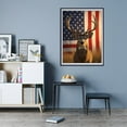 thumbnail image 7 of Diamond Art Kit for Adults, Deer Patriotic Flag Field Portrait Diamond Painting for Adults Beginners, DIY Diamond Art Painting Kits, 5D Diamond Painting Crafts for Home Decor 12x16 Frameless, 7 of 7