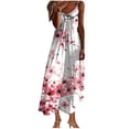 thumbnail image 1 of Summer Dress for Women,Dress for Women,Womens Summer Fashion Printed V-Neck Sleeveless Suspenders Pullover Dress,Womens Summer Dress,Sleeveless Dress for Women, 1 of 5