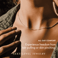 thumbnail image 3 of Sterling Silver Box Chain Necklace 1MM-3MM, Solid 925 Italy, 16-24 inch, Next Level Jewelry, 3 of 8