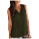 thumbnail image 1 of Blusa sin mangas con cuello en V de color sólido de verano a la moda para mujer Pompotops qwe24564, 1 of 7