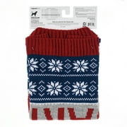 Vibrant Life Red Bark Frost Dog Sweater, XX-Small
